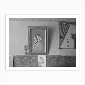 Decoration In Poolroom In Dickens, Iowa By Russell Lee Art Print