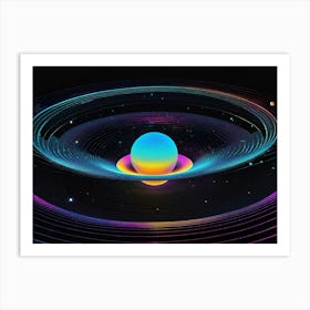 Saturn 4 Art Print