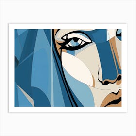 Face Of A Woman 1 Art Print