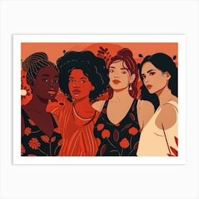 Women Of Color 1 Art Print