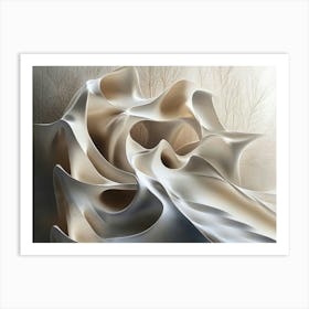 Abstract Sculpture Art Print