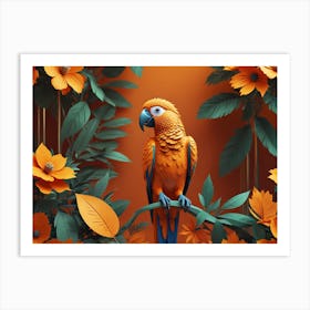 Parrot adaptation and environment Art Print