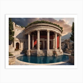 Roman Villa 1 Art Print