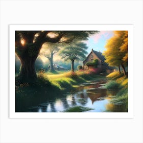 House In The Woods 3 Art Print