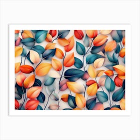 Autumn Leaves 4 Art Print