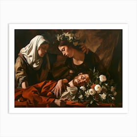 Contemporary Artwork Inspired By Caravaggio 3 Art Print