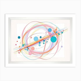 Abstract Circles 16 Art Print