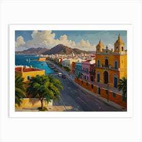 Cartagena City 3 Art Print