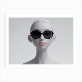 Portrait Of A Mannequin Art Print