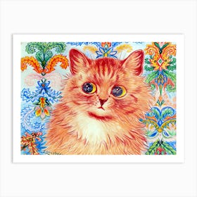 The Cat, Louis Wain Art Print