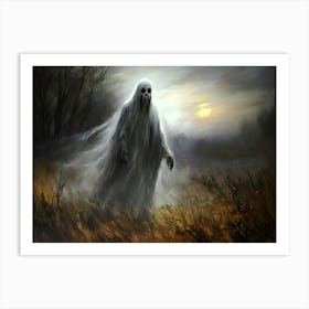 Ghost In The Field 4 Art Print