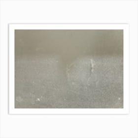 White gray texture wall, marked spot, shadowed, Art Print