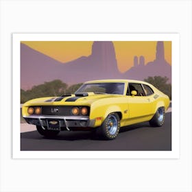 1970s Custom Car Art Print