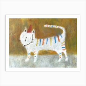 Party animal- Cat Art Print