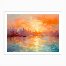 Manapunk Skyline Haze Art Print