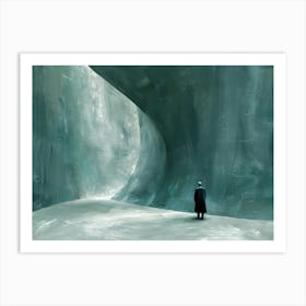 Man In A Tunnel Art Print