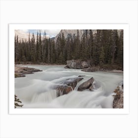 Winter Runoff River Art Print