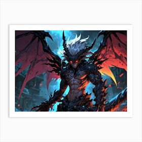 Demon Warrior Art Print