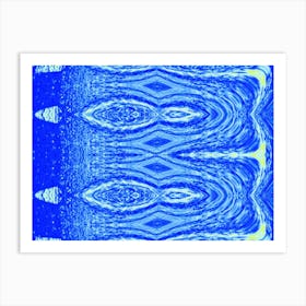 Blue Wave 1 Art Print