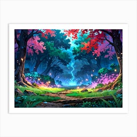 Forest Path 1 Art Print