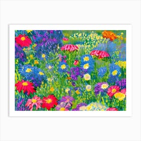 Flower Bed Art Print