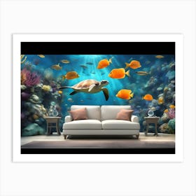 Under The Sea Wall Mural Art Print