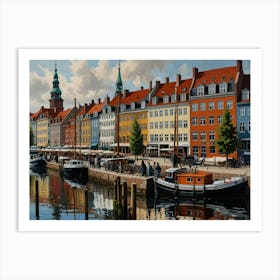 Copenhagen Art 1 Art Print