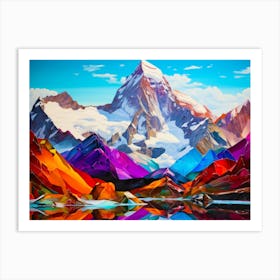 Jagged Peaks Art Print