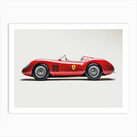 Ferrari 250 Testa Rossa Car Style Art Print