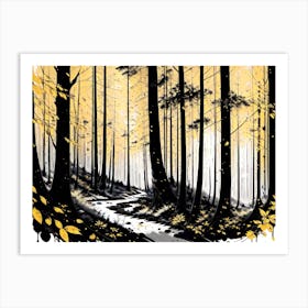 Forest Path 49 Art Print