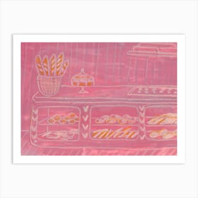 At the bakery Art Print