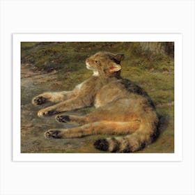 Wild Cat, Rosa Bonheur Art Print