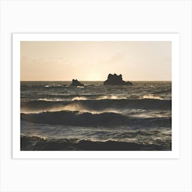 Ocean Sunset Wanderlust Art Print