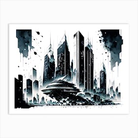 Cityscape 71 Art Print