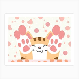 Cat Paw (24) Art Print