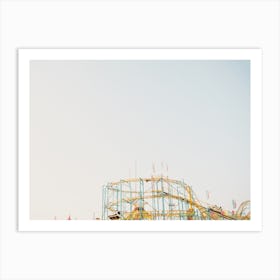 Pier Roller Coaster Art Print