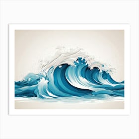 Ocean Wave Art Print