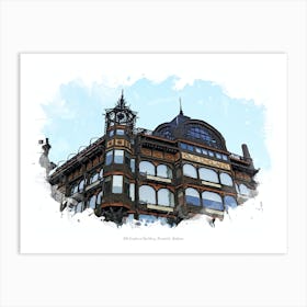 Old England Building, Brussels, Belgium Art Print