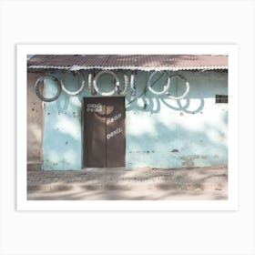 Tyre Shop In Benin Art Print