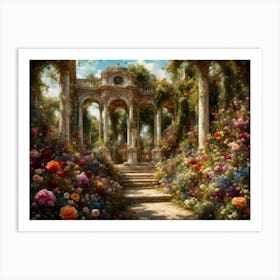 floral grotto Art Print