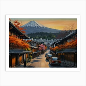 Kyoto City  Art Print