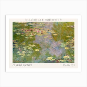 Waterlilies 1916 Poster Art Print