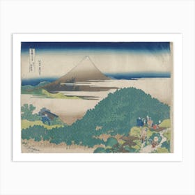 The Cushion Pine At Aoyama, Katsushika Hokusai Art Print