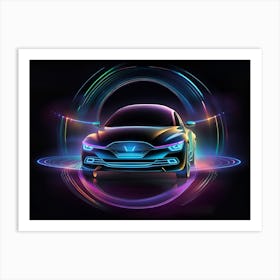 Futuristic Car 5 Art Print