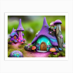 Fairy Houses 2 Art Print