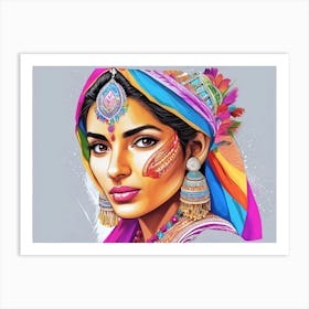 Exotic Beauty Artwork 26 Art Print