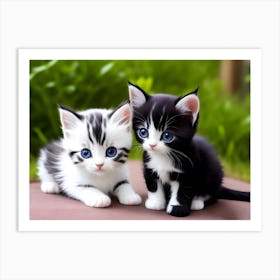 Cute Kittens Art Print