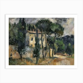 Winter Mornings Painting Inspired By Paul Cezanne Art Print