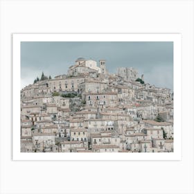 Ancient city in Calabria in Italy Art Print
