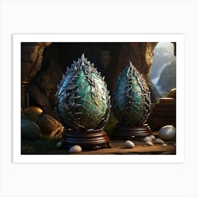 Game Of Thrones Eggs Art Print